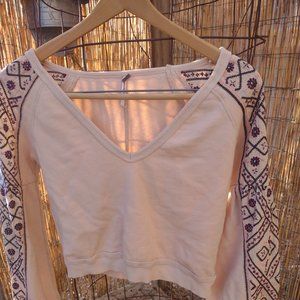 Free People Coped shirt